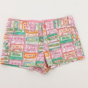 ❤️❤️ Lilly Pulitzer Summer Mix Tape Shorts 4  ❤️❤️